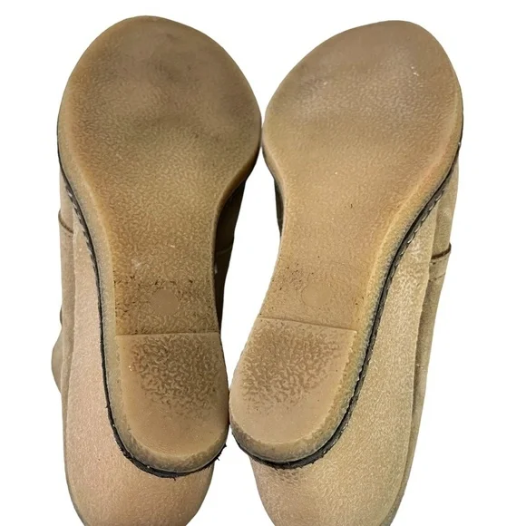 J CREW MACALISTER Wedge Boots Ankle Booties Genuine Leather Suede Shoes sz 8 - Picture 15 of 16